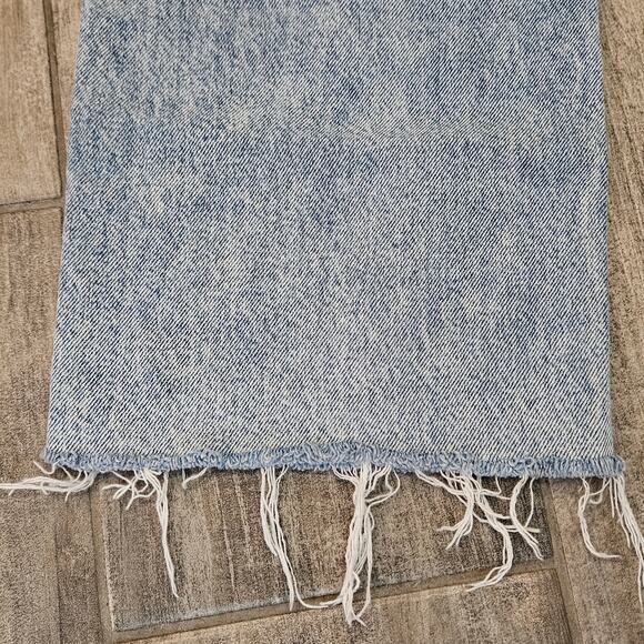 Hidden Jeans Wide Leg Distressed Button Fly Denim Women’s 25 Light Wash Grunge - Picture 11 of 14